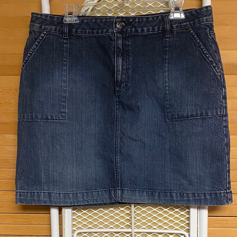 Tommy Hilfiger Dark Blue Mini Skirt